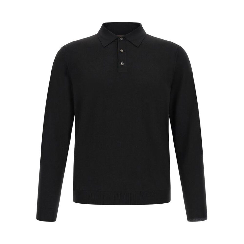 Zanone Men's Flexwool Wool Polo Shirt